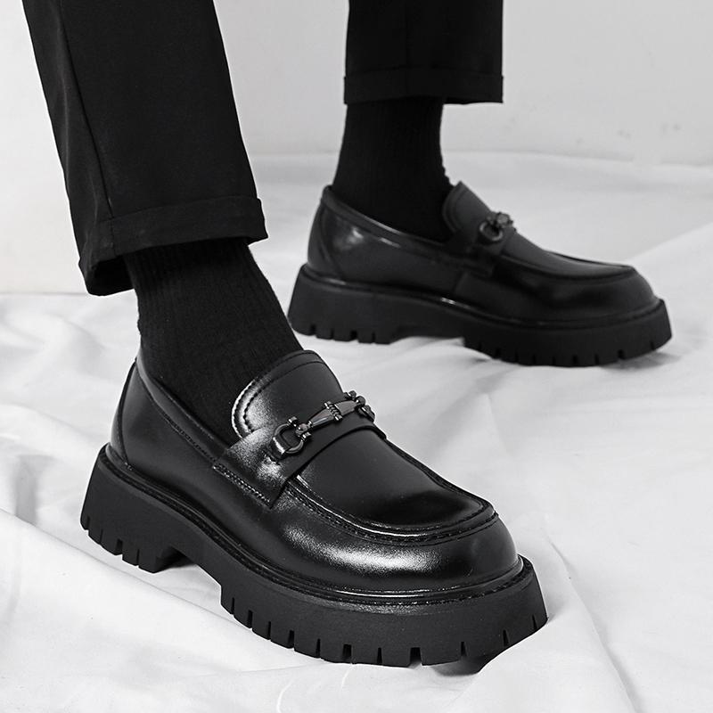 Silas | Chunky Sole Buckle Loafers for Men