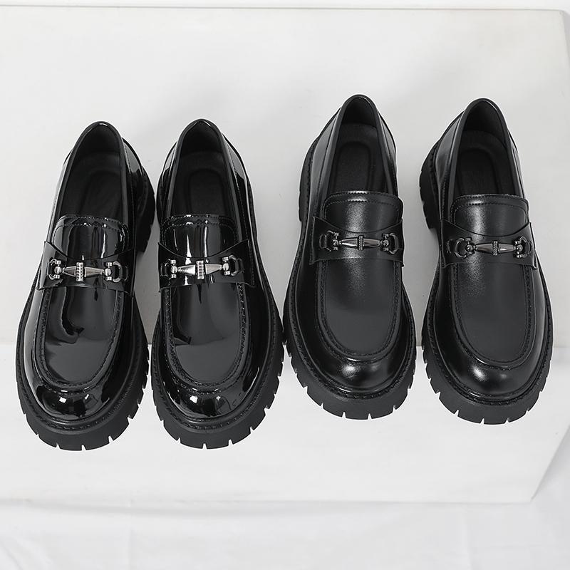 Silas | Chunky Sole Buckle Loafers for Men