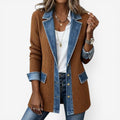 Elaine | Elegant Layered Collar Button Jacket 4
