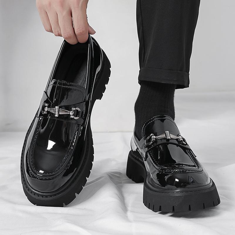 Silas | Chunky Sole Buckle Loafers for Men