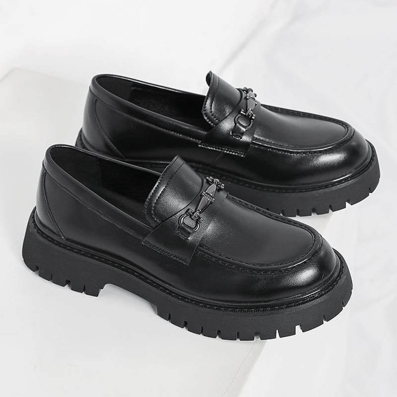 Silas | Chunky Sole Buckle Loafers for Men