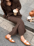 Janette | Elegant Women's Ribbed Knit Skirt Set 3