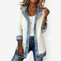 Elaine | Elegant Layered Collar Button Jacket 1
