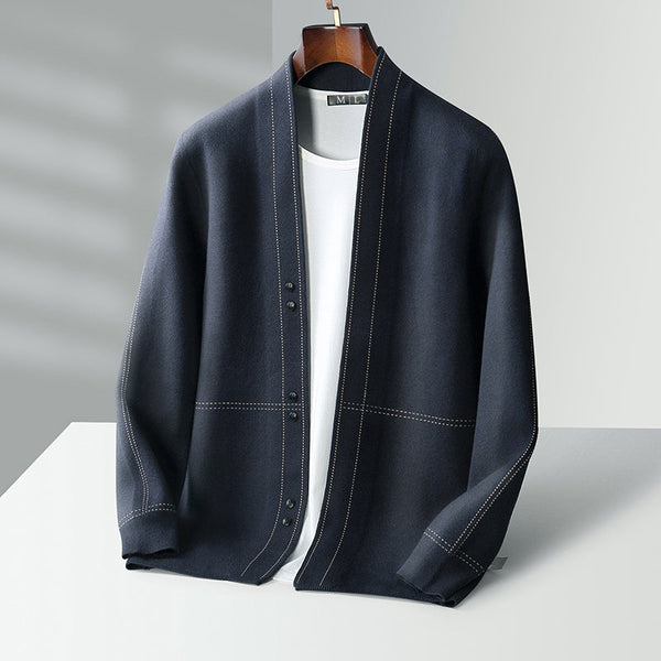 Wool Cardigan Weaver Relaxed Casual Everyday