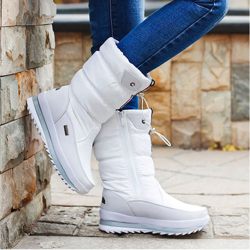 Sealed Seam Waterproof Snow Boots for Women