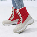 Waterproof Snow Boots for Women, Faux Fur Trim 6