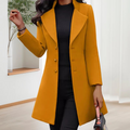 Mid-Length Slim Fit Wool Coat for Women 4