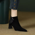 Romy | Flannel Pointed Toe Ankle Boots for Women 5