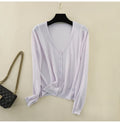 Lysandra | Silky Women's Ice Silk Knit Cardigan 4