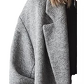Long Wind-Resistant Wool Blend Coat for Women 5