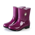 Serelina | Floral Detail Waterproof Rain Boots 3