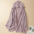 Sylvie | Relaxed Women's Linen Hooded Cardigan 1