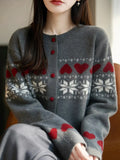 Rosalie | Cozy Women's Jacquard Knit Cardigan 3