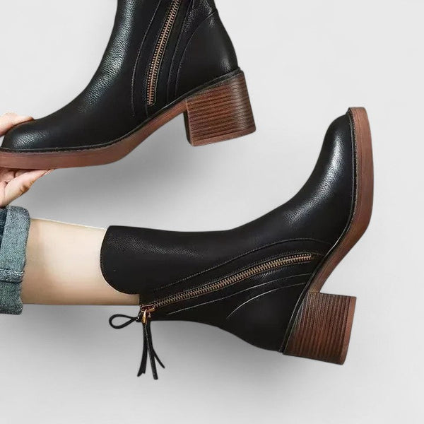 Gabby | All-Day Comfort Black Elegant Boots