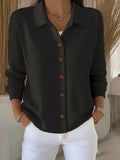 Genevieve | Classic Women's Collared Knit Cardigan 2