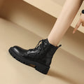 Marceline | Sheepskin Leather Lace-Up Ankle Boots for Women 6