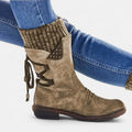 Jackie | Khaki Winter Orthopedic Boots 2
