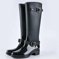 Elenya | Buckle Detail Tall Rain Boots 1
