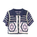 Wrenna | Boho Women's Crochet Knit Cardigan 1