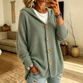 Ophira | Relaxed Women's Hooded Button Cardigan 4