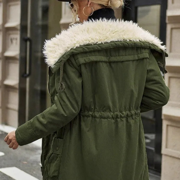 Harlan | Drawstring Waist Parka for Women