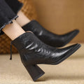 Marielle | Structured Square Toe Ankle Boots for Women 2
