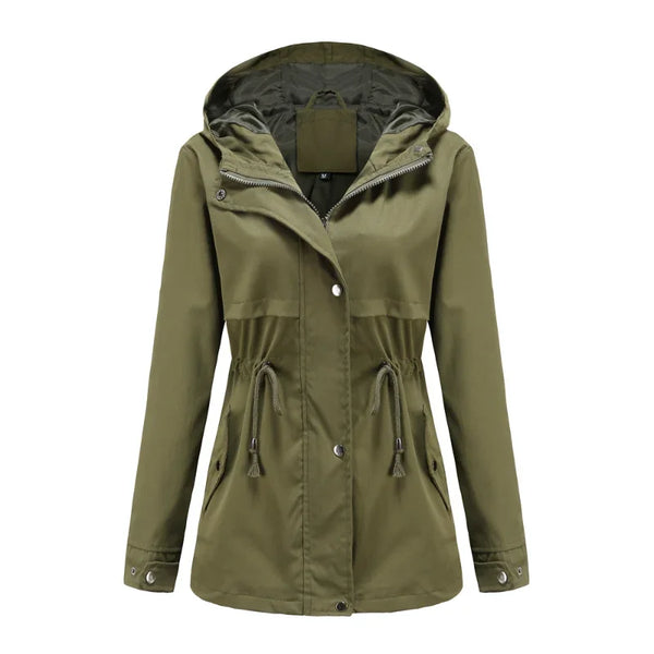 Hooded Anorak Rain Jacket for Women