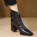 Marielle | Structured Square Toe Ankle Boots for Women 3