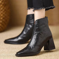 Marielle | Structured Square Toe Ankle Boots for Women 1