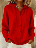 Avery | Cozy Women's Hooded Textured Cardigan 6