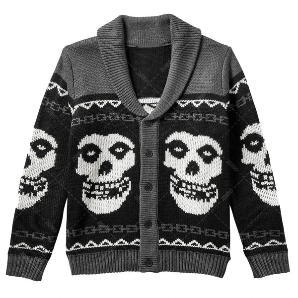 Casimir | Bold Men's Graphic Print Shawl Collar Cardigan