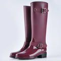 Elenya | Buckle Detail Tall Rain Boots 3