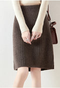 Borislava | Cozy Women's Knit Midi Skirt 4