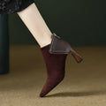 Romy | Flannel Pointed Toe Ankle Boots for Women 3
