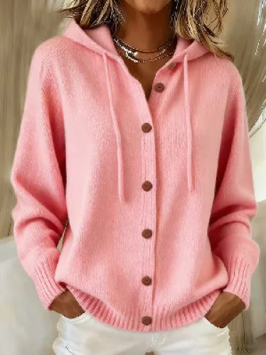 Avery | Cozy Women's Hooded Textured Cardigan