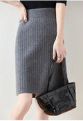 Borislava | Cozy Women's Knit Midi Skirt 2