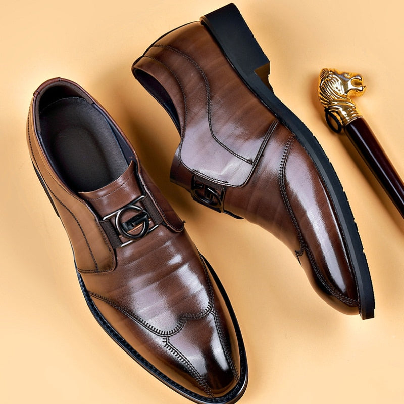 Giovanni | Classic Buckle Loafers for Men