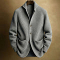 Bennett | Refined Men's Ribbed Blazer Cardigan 3