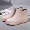 Selis | Side Zip Ankle Rain Boots 4