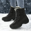 Waterproof Snow Boots for Women, Faux Fur Trim 1