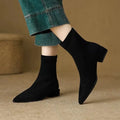 Nessa | Faux Suede Pointed Toe Ankle Boots for Women 6
