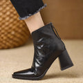 Marielle | Structured Square Toe Ankle Boots for Women 4