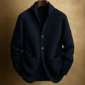 Bennett | Refined Men's Ribbed Blazer Cardigan 6