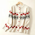 Rosalie | Cozy Women's Jacquard Knit Cardigan 1