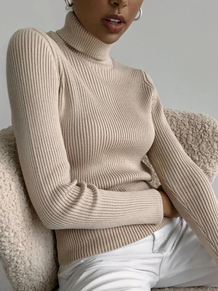 Anouk | Modern Women's Turtleneck Sweater