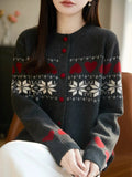 Rosalie | Cozy Women's Jacquard Knit Cardigan 5