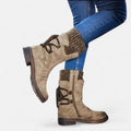 Jackie | Khaki Winter Orthopedic Boots 1