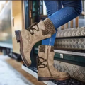 Slip-Resistant Suede Mid-Calf Winter Boots for Women 6