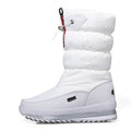 Women's Waterproof Snow Boots, Sealed Seams Mid-Calf Drawstring 8