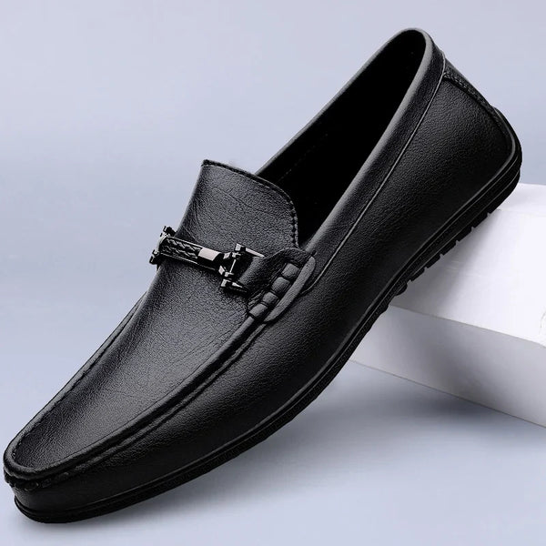 Genuine Leather Loafers Pienza Casual Formal Everyday